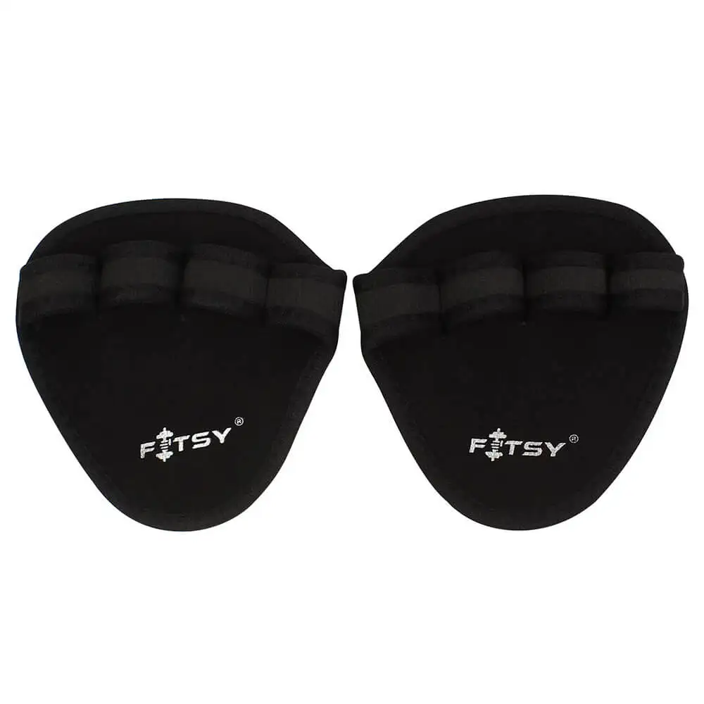 Fitsy Gym Hand Grip,  Black (Pair)