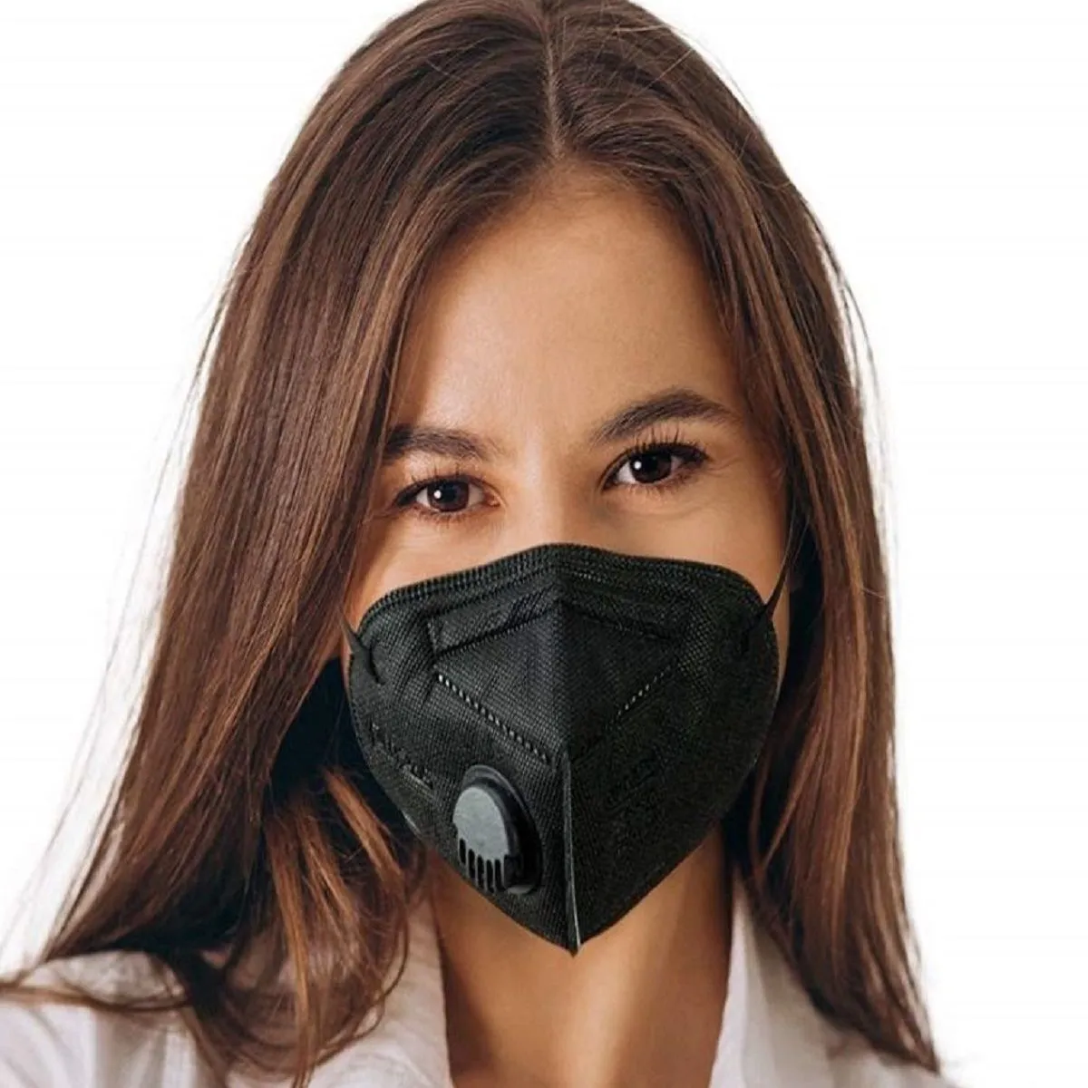 OOMPH Pack of 1 Anti-Pollution Reusable 5 Layer Mask -Black