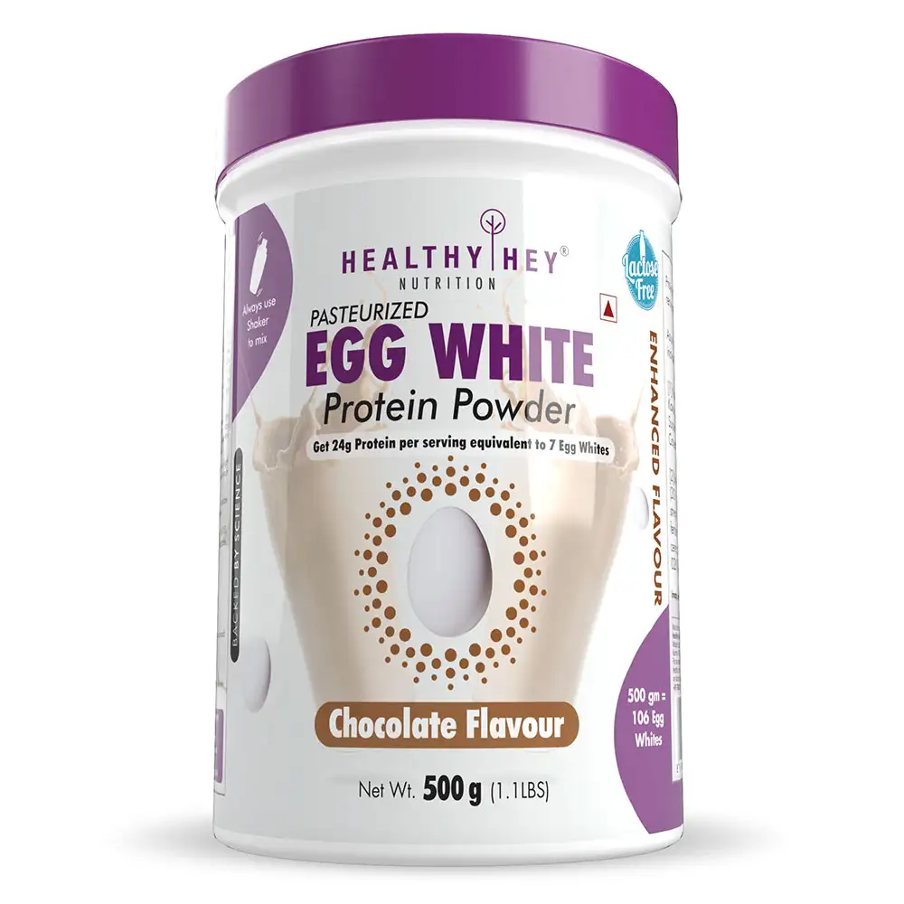 HealthyHey Nutrition Egg White Protein Powder,  Chocolate  1.1 lb