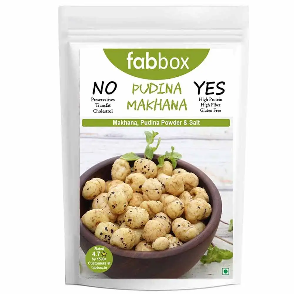 Fabbox Pudina Makhana,  Unflavoured  83 g