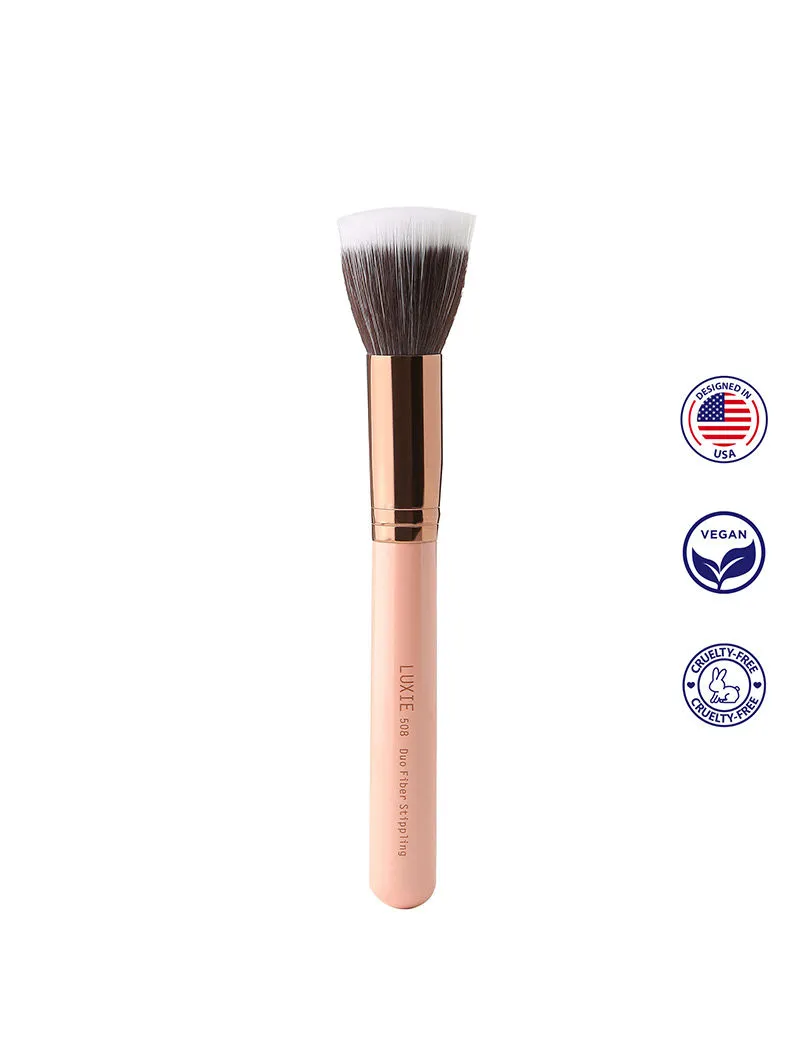 LUXIE 508 Duo Fibre Stippling Rose Gold