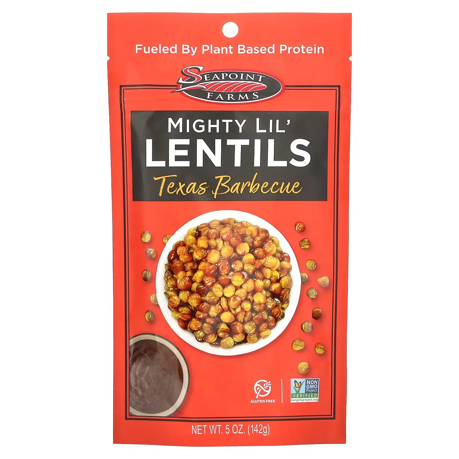 Mighty Lil' Lentils, Texas Barbeque, 5 oz (142 g)