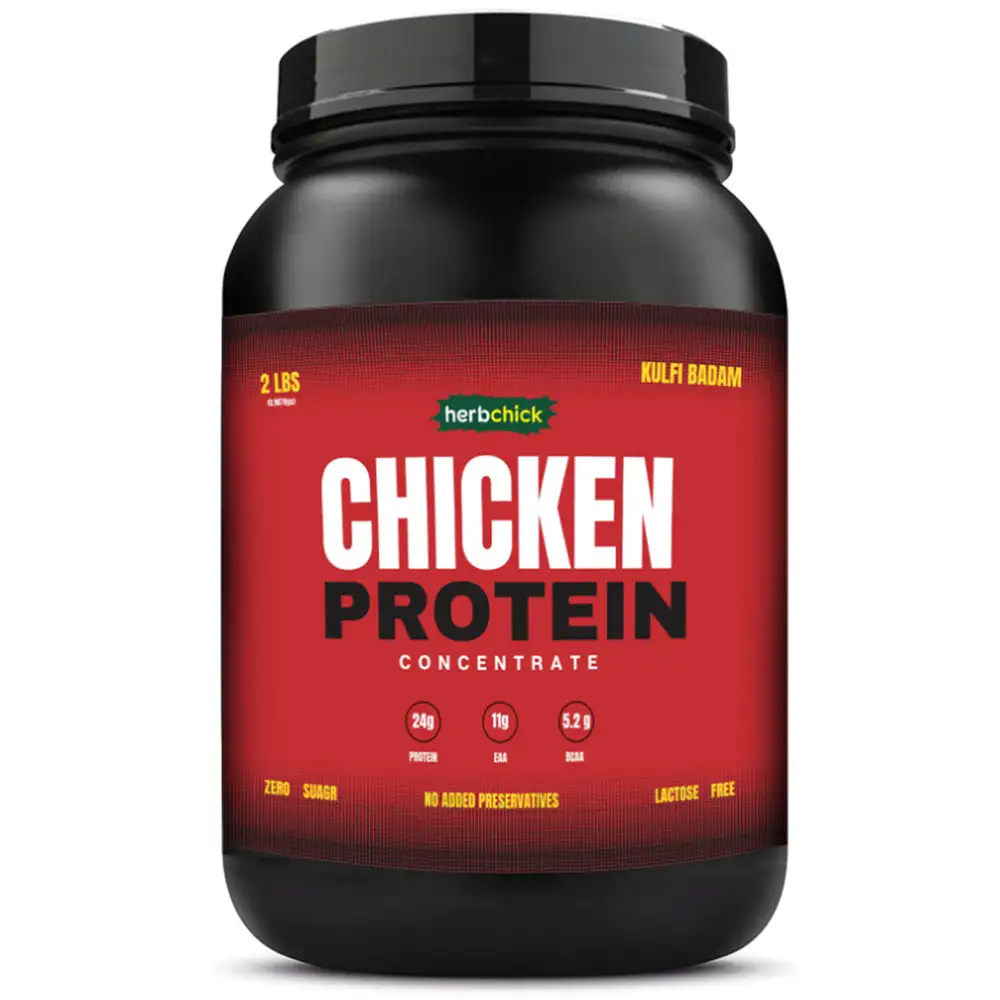 Herbchick Chicken Protein Concentrate,  2 lb  Kulfi Badam