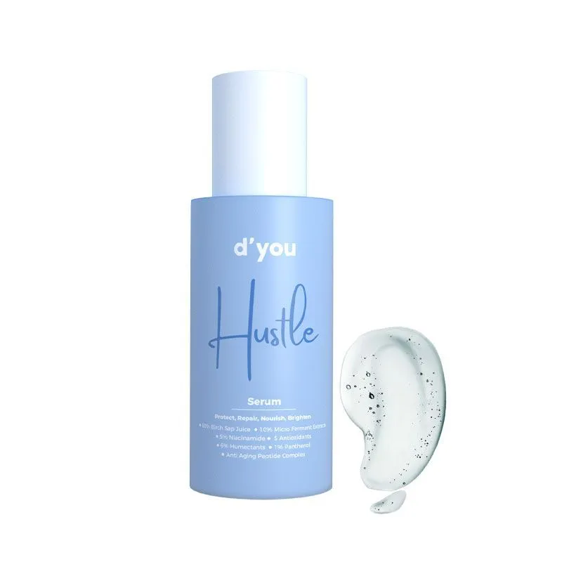 d'you Hustle Serum With 5% Niacinamide, Hyaluronic Acid, Vitamin C For Acne & Pigmentation