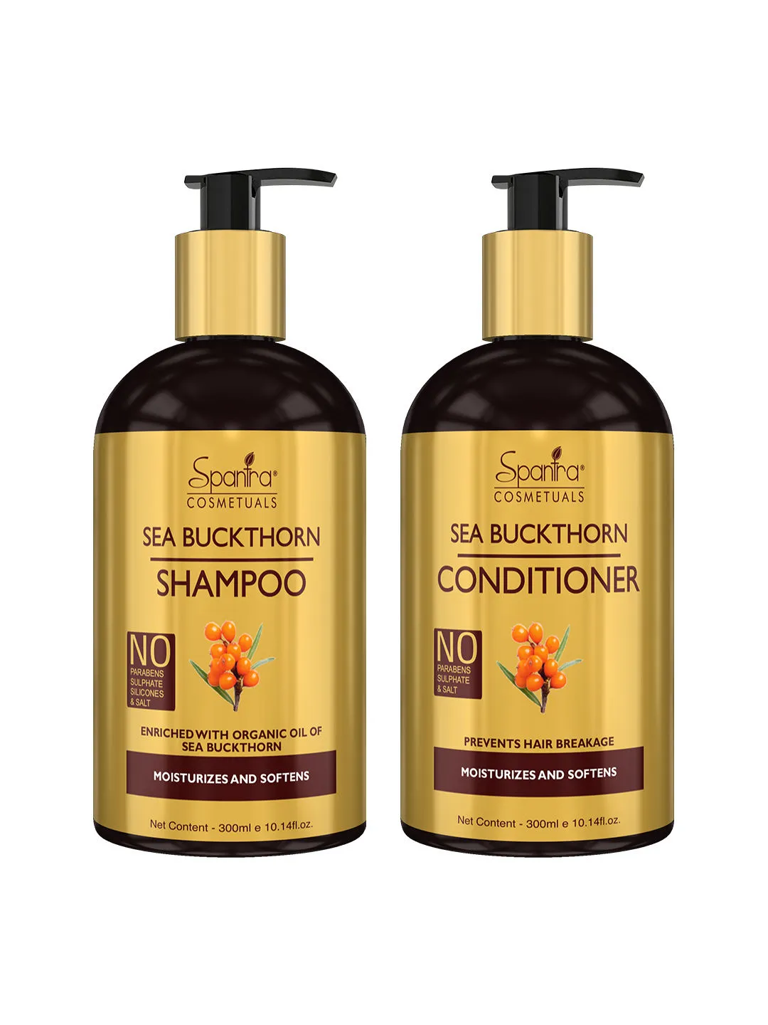 Spantra Sea Buckthorn Shampoo And Conditioner (Pack Of 2)