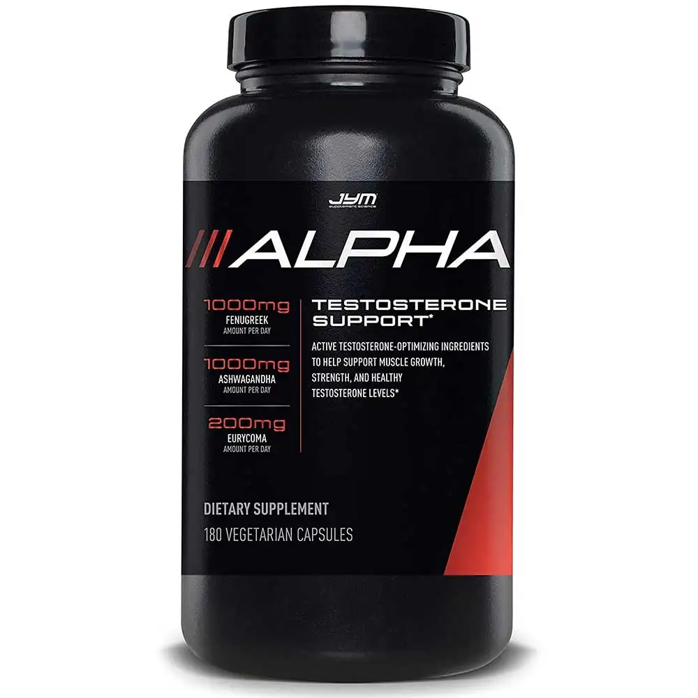 JYM Supplement Science Alpha,  180 capsules  Unflavoured