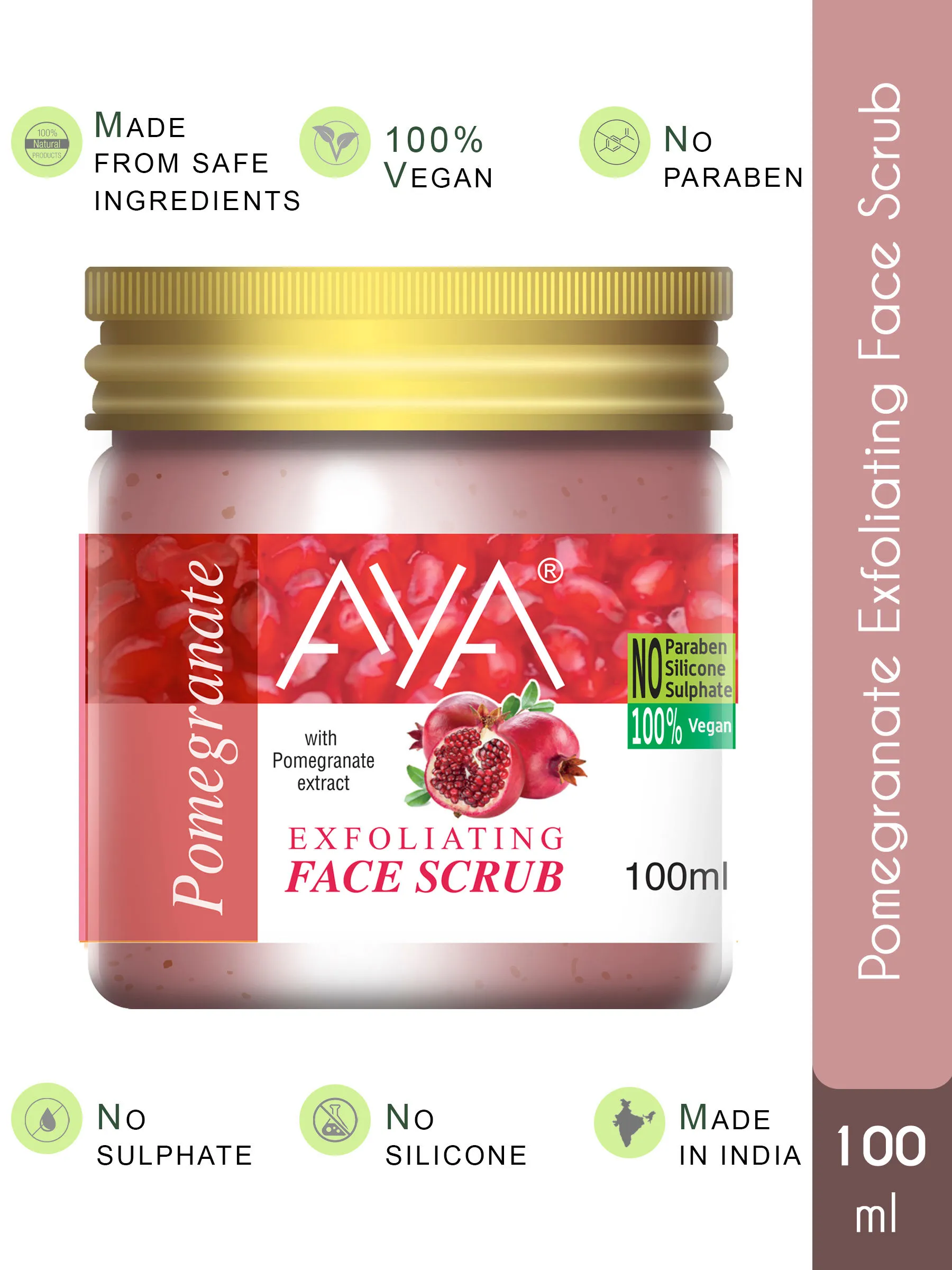 AYA Pomegranate Exfoliating Face Scrub