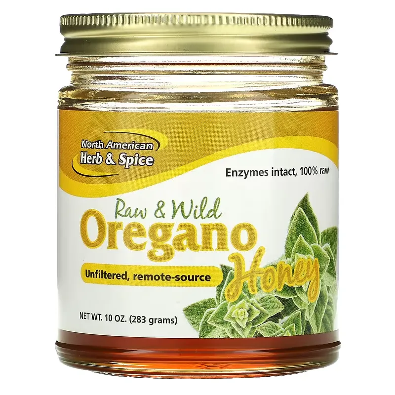 Raw & Wild Oregano Honey, 10 oz (283 g)