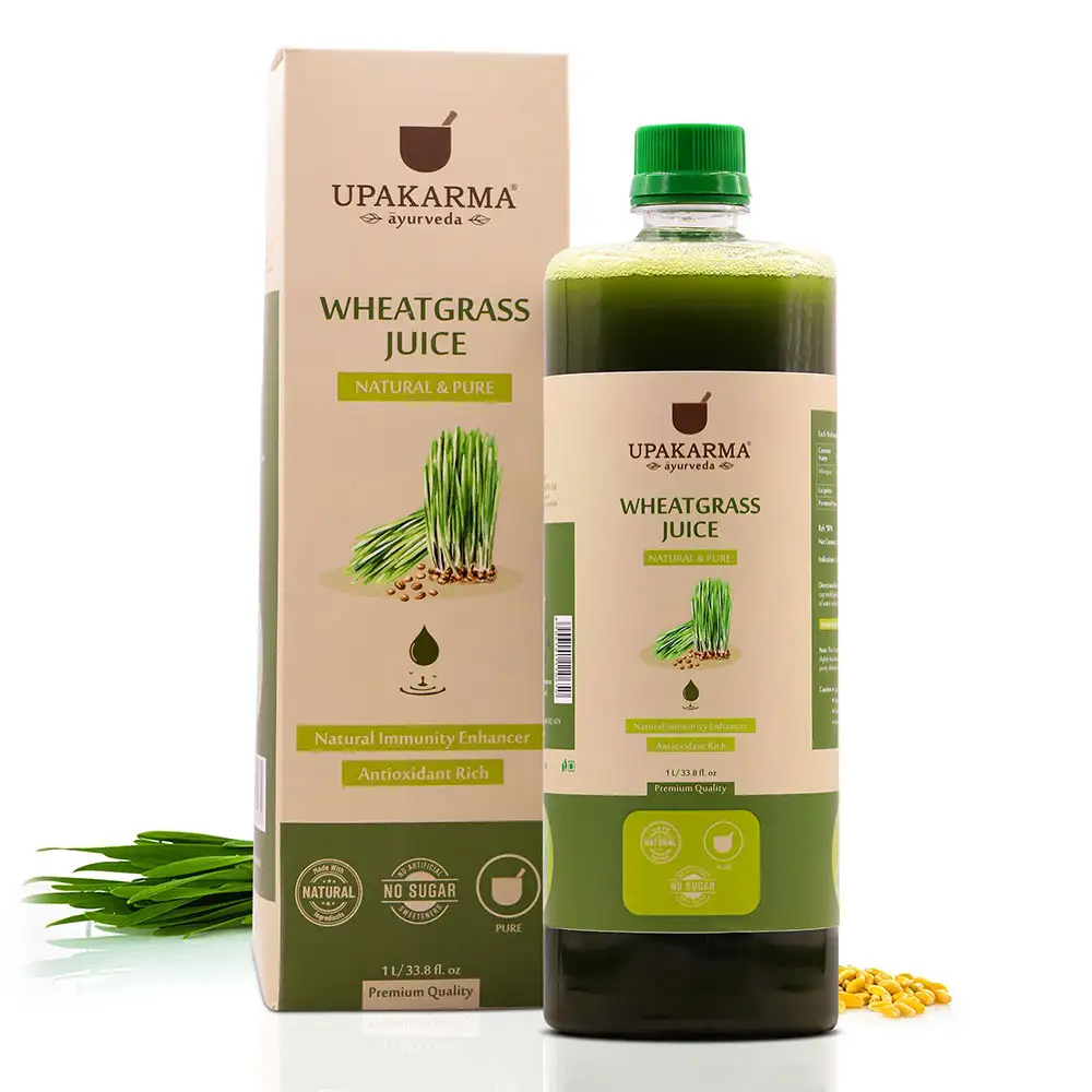 Upakarma Ayurveda Wheatgrass Juice,  Natural  1 L