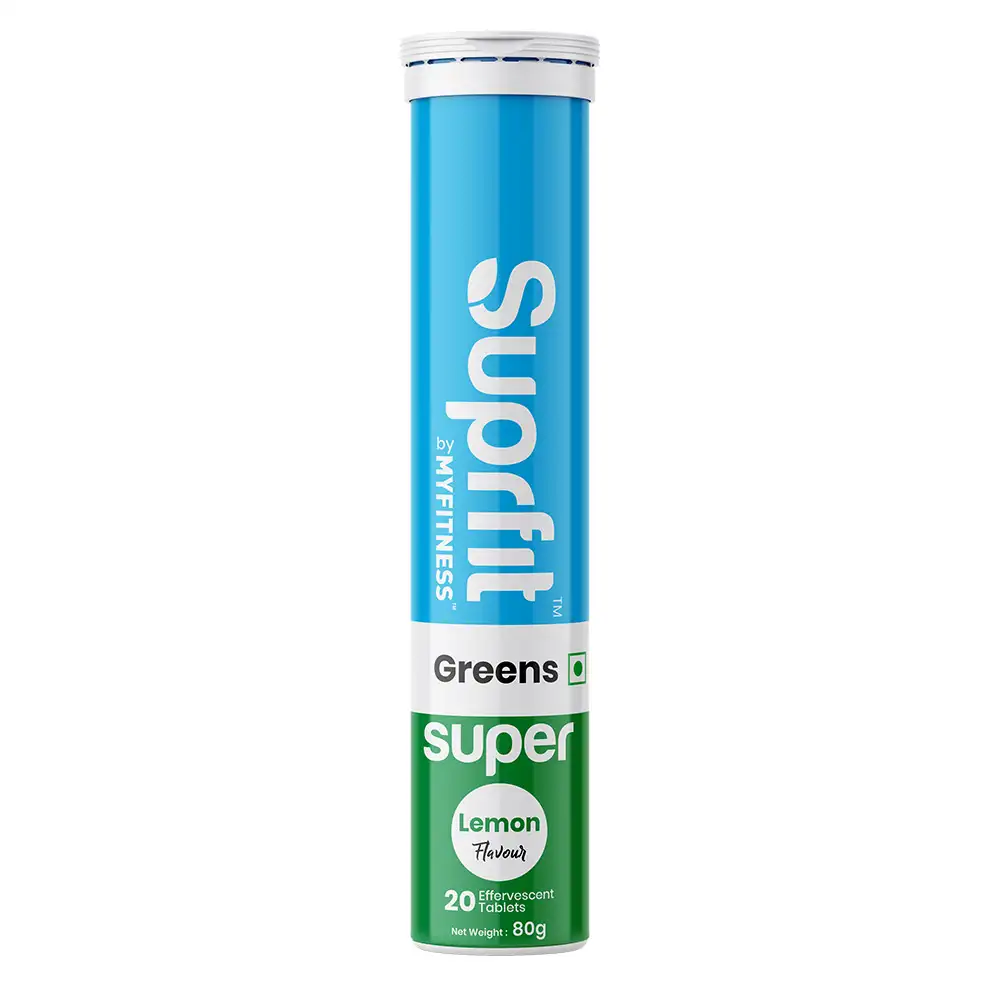 Suprfit Greens - Lemon Flavour,  20 tablet(s)