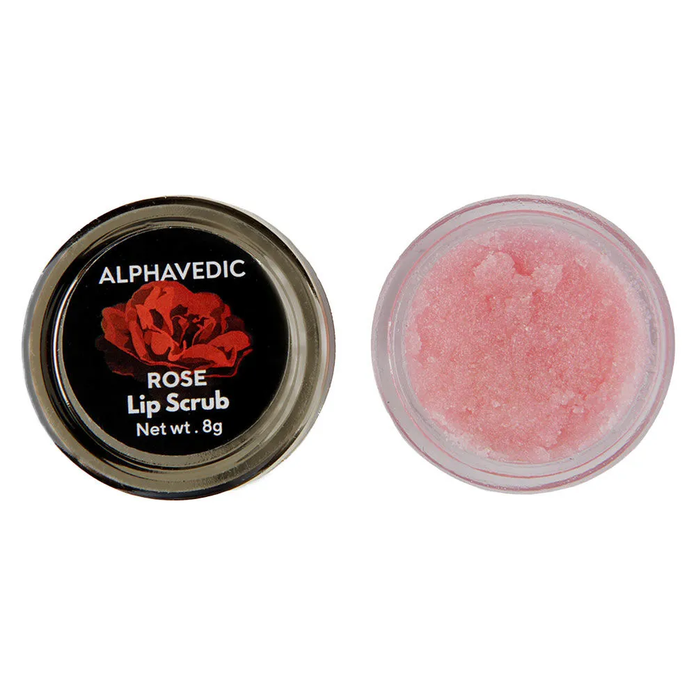 Alphavedic Rose Lip Scrub