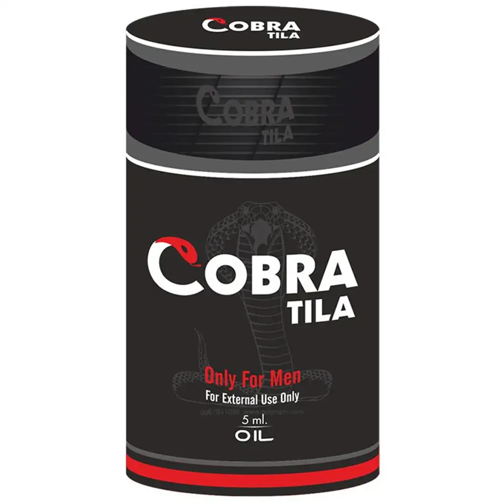 Cipzer Cobra Tila Oil,  5 ml  for Men