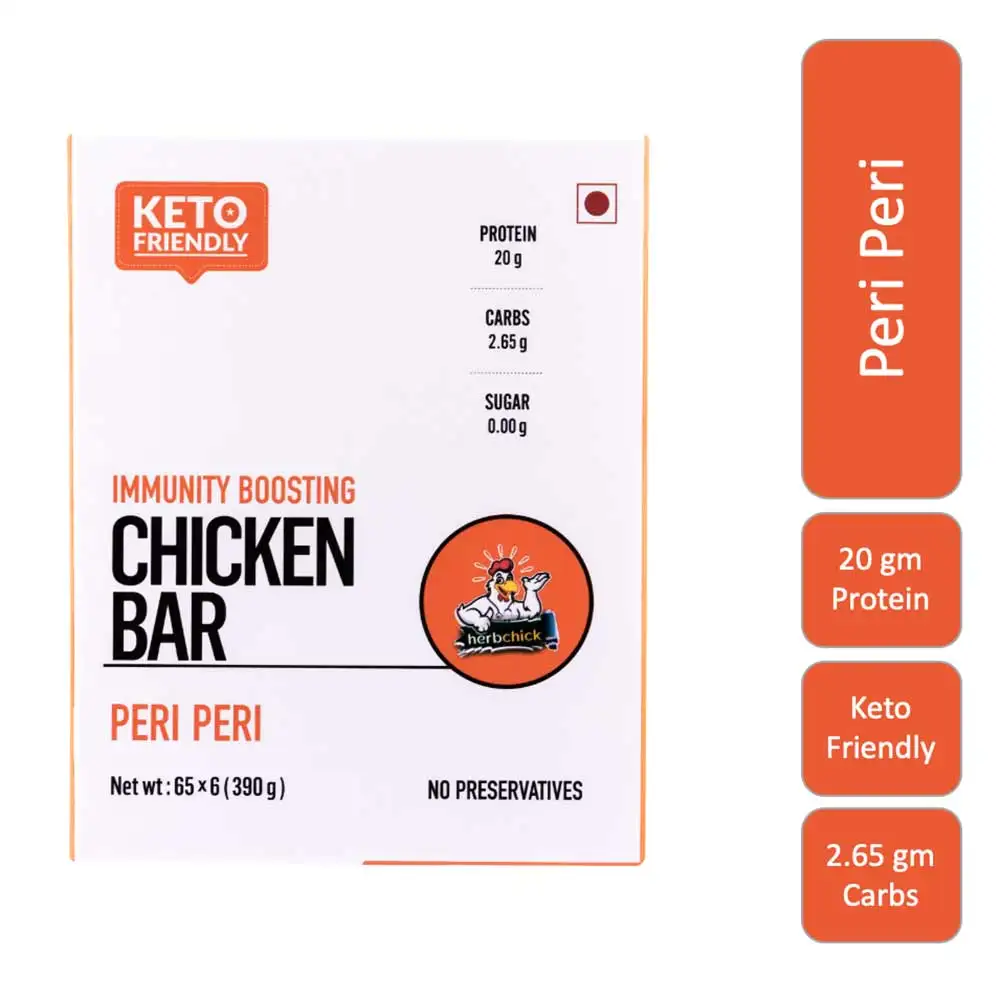 Herbchick Chicken Bars,  6 bar(s)  Peri Peri