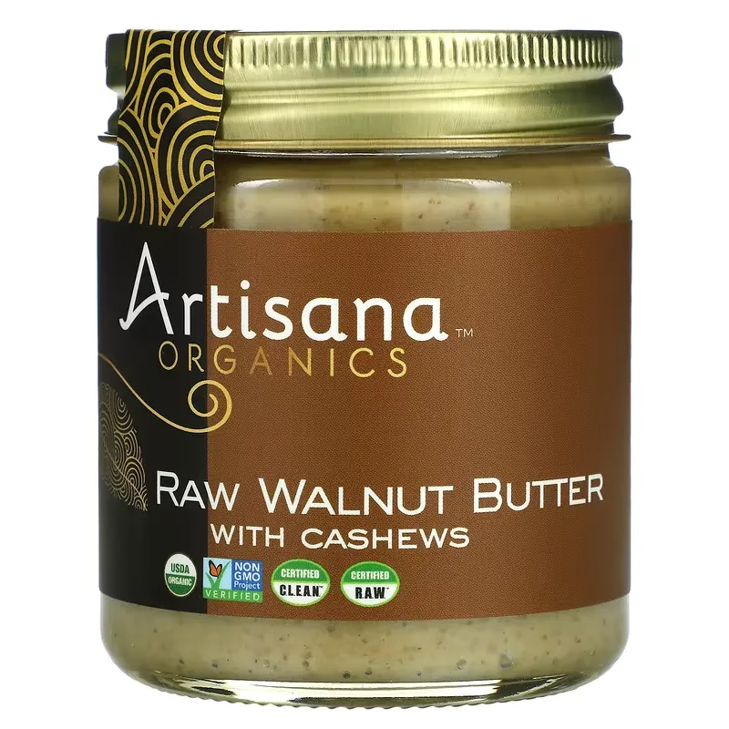 Organics, Raw Walnut Butter with Cashews, 8 oz (227 g)