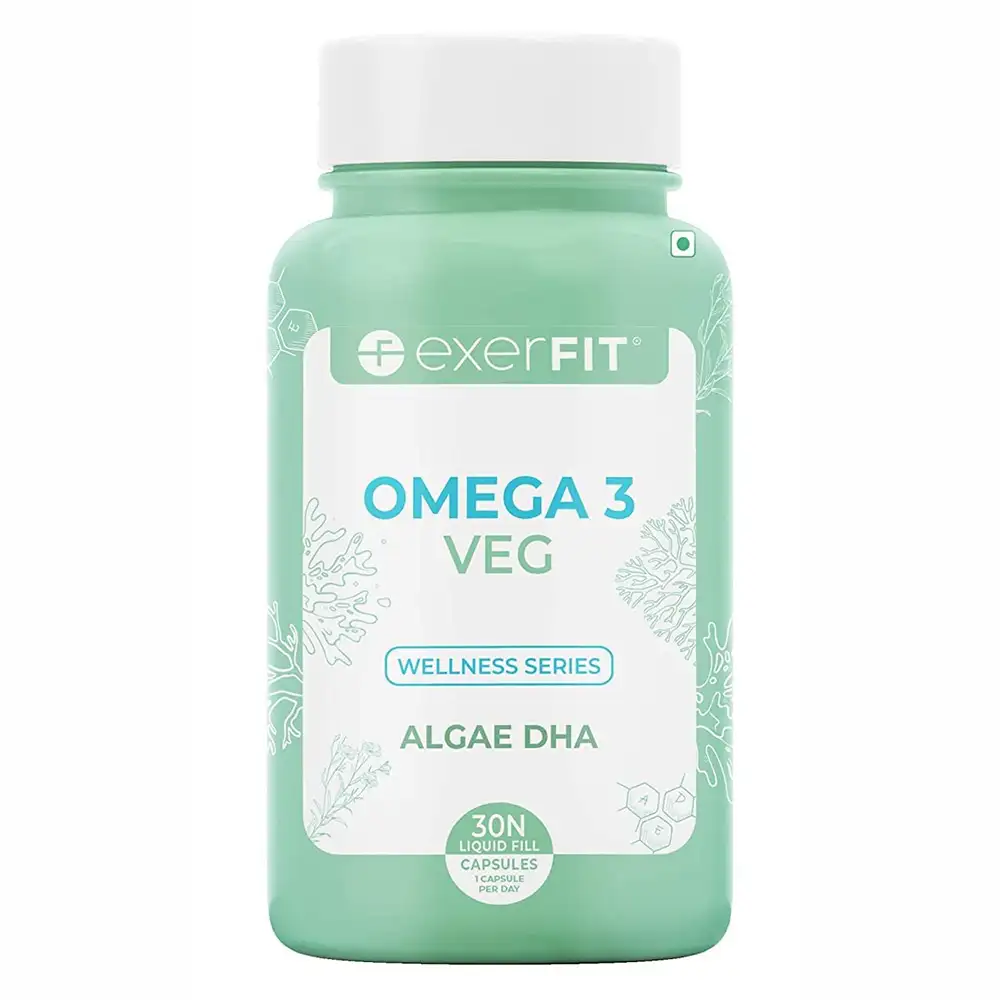 exerFIT Omega 3 Veg,  30 capsules