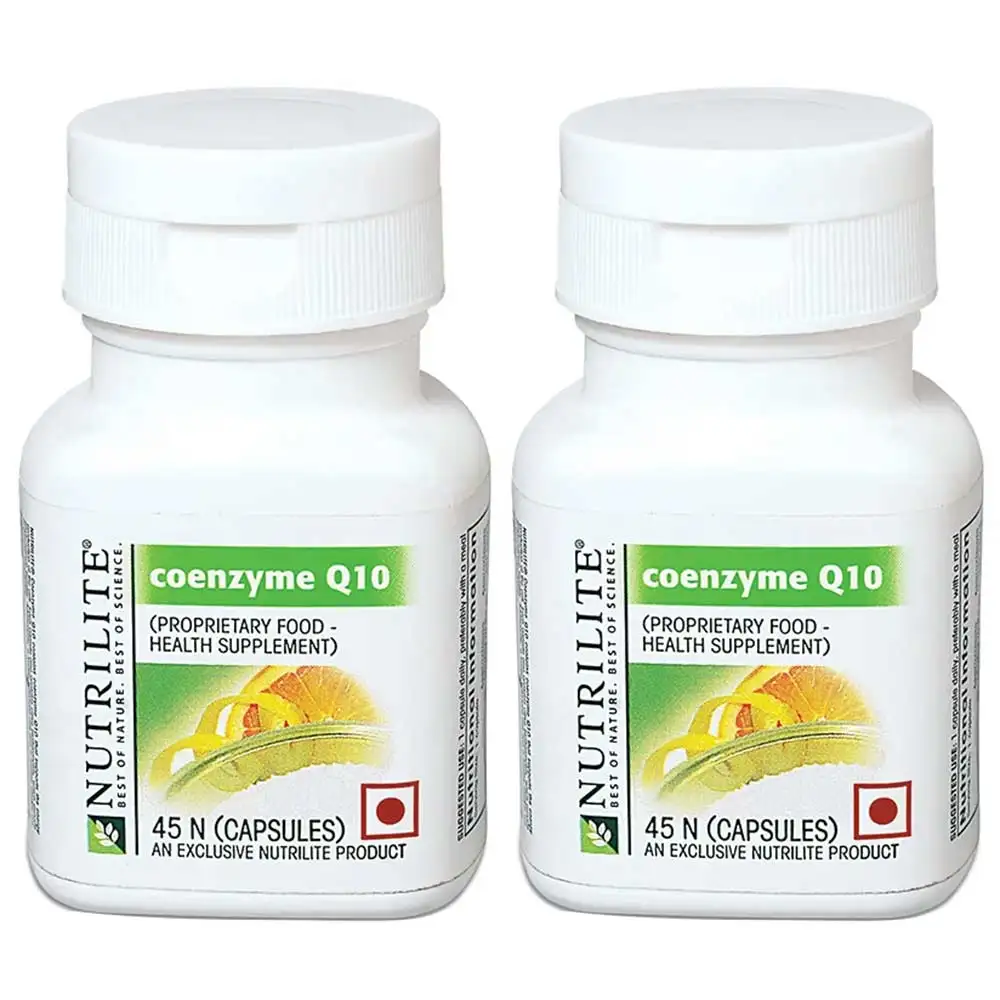 Amway Nutrilite Coenzyme Q10 - Pack of 2,  45 capsules