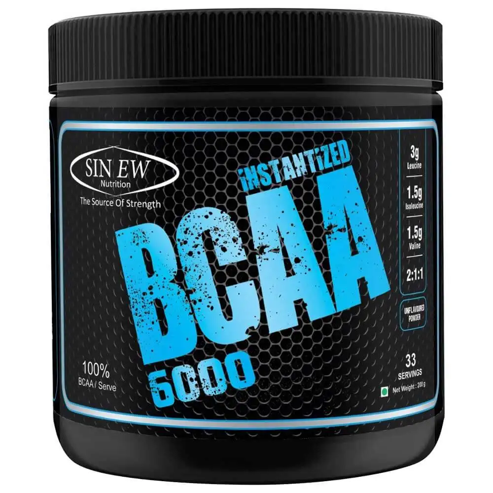 Sinew Nutrition Instantized BCAA 6000,  0.44 lb  33 Servings  Unflavoured