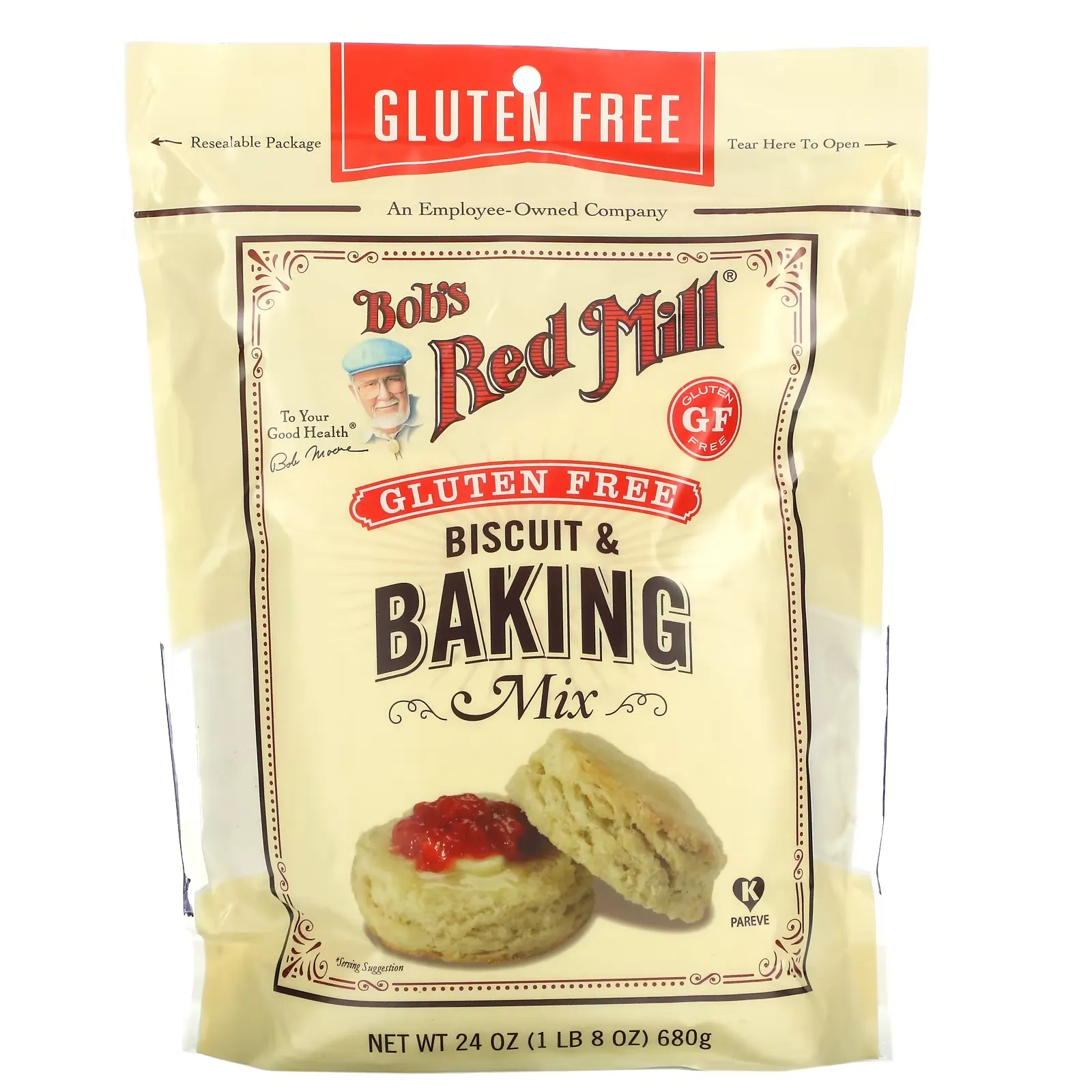 Biscuit & Baking Mix, Gluten Free, 24 oz ( 680 g)