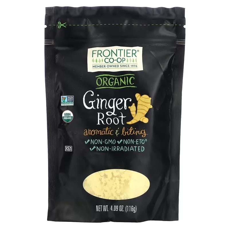 Organic Ginger Root, 4.09 oz (116 g)