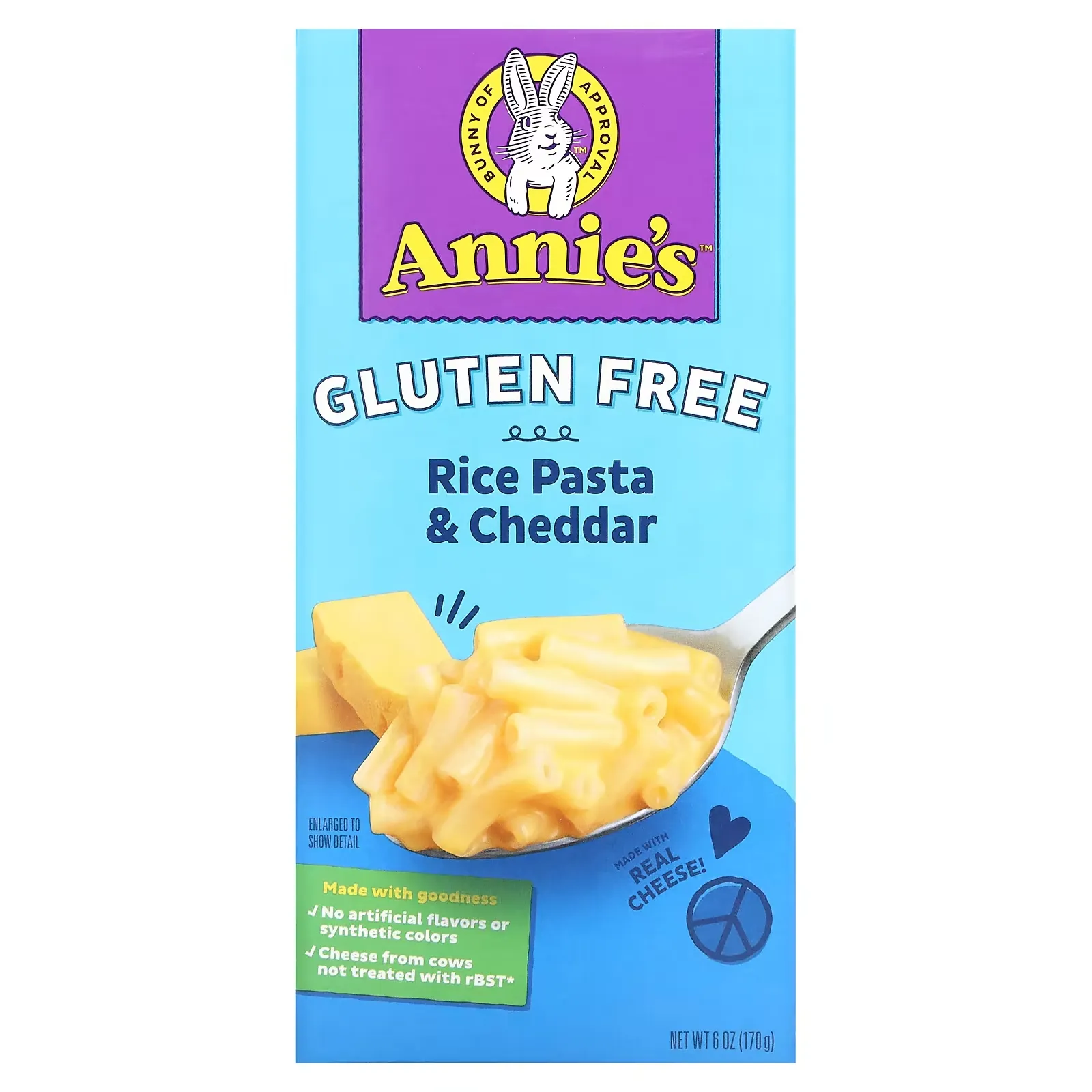 Rice Pasta & Cheddar, Gluten Free, 6 oz (170 g)