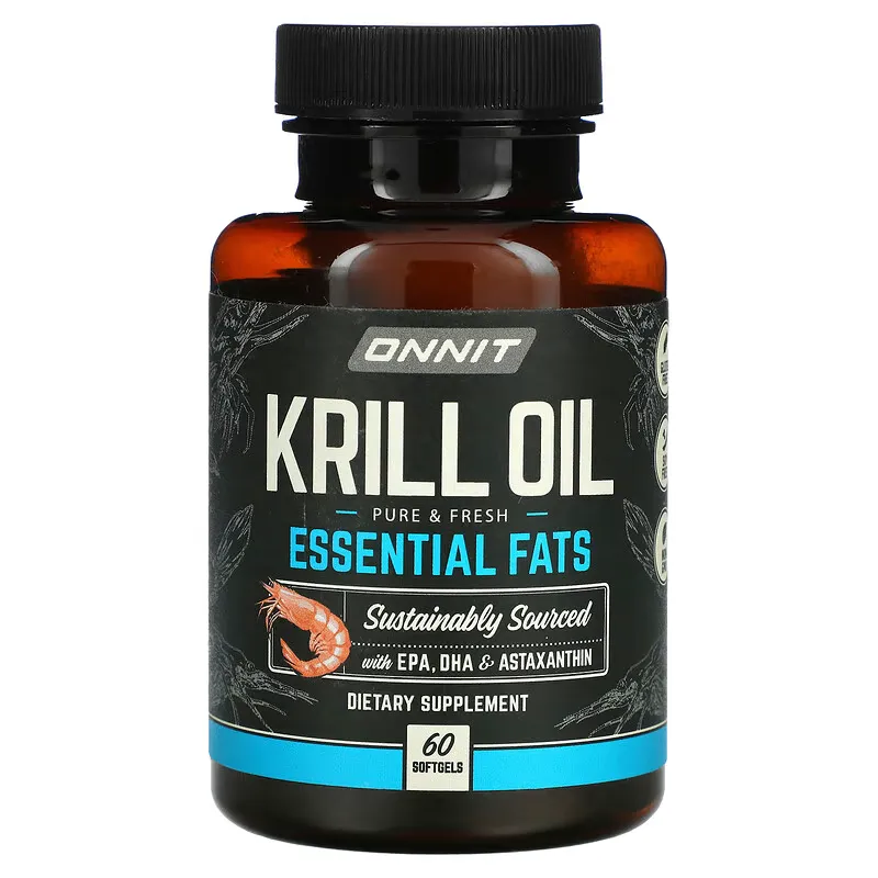 Krill Oil, Essential Fats, 60 Softgels