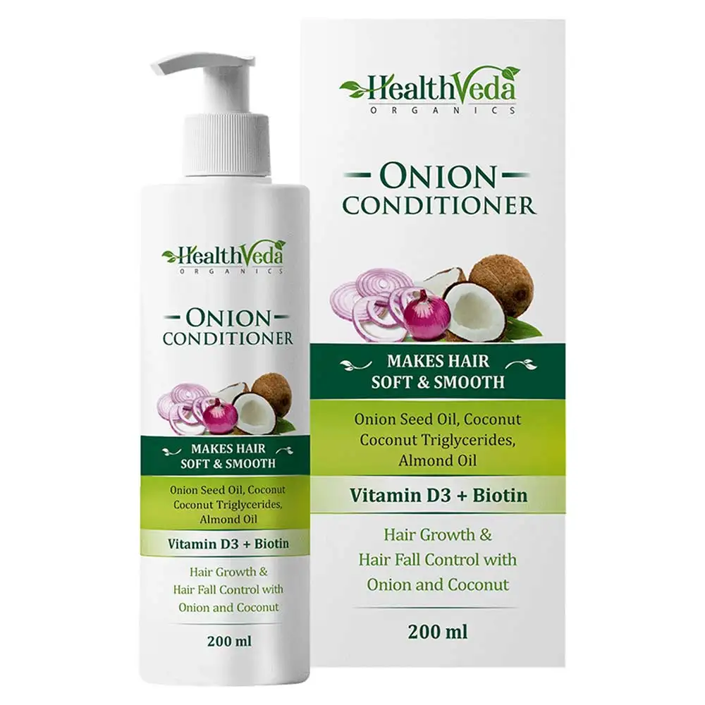 Health Veda Organics Onion Conditioner,  200 ml  for All Hair Type