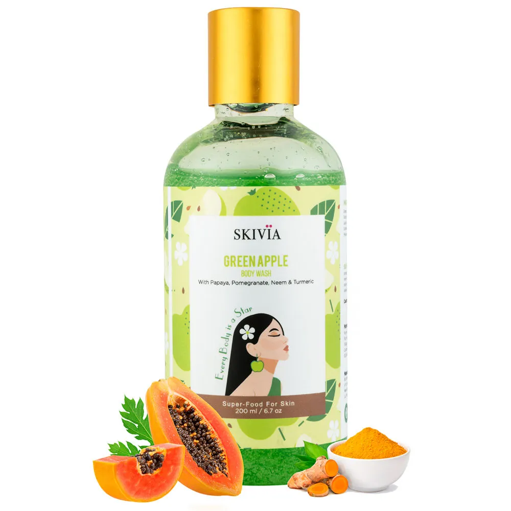 Skivia Green Apple Body Wash