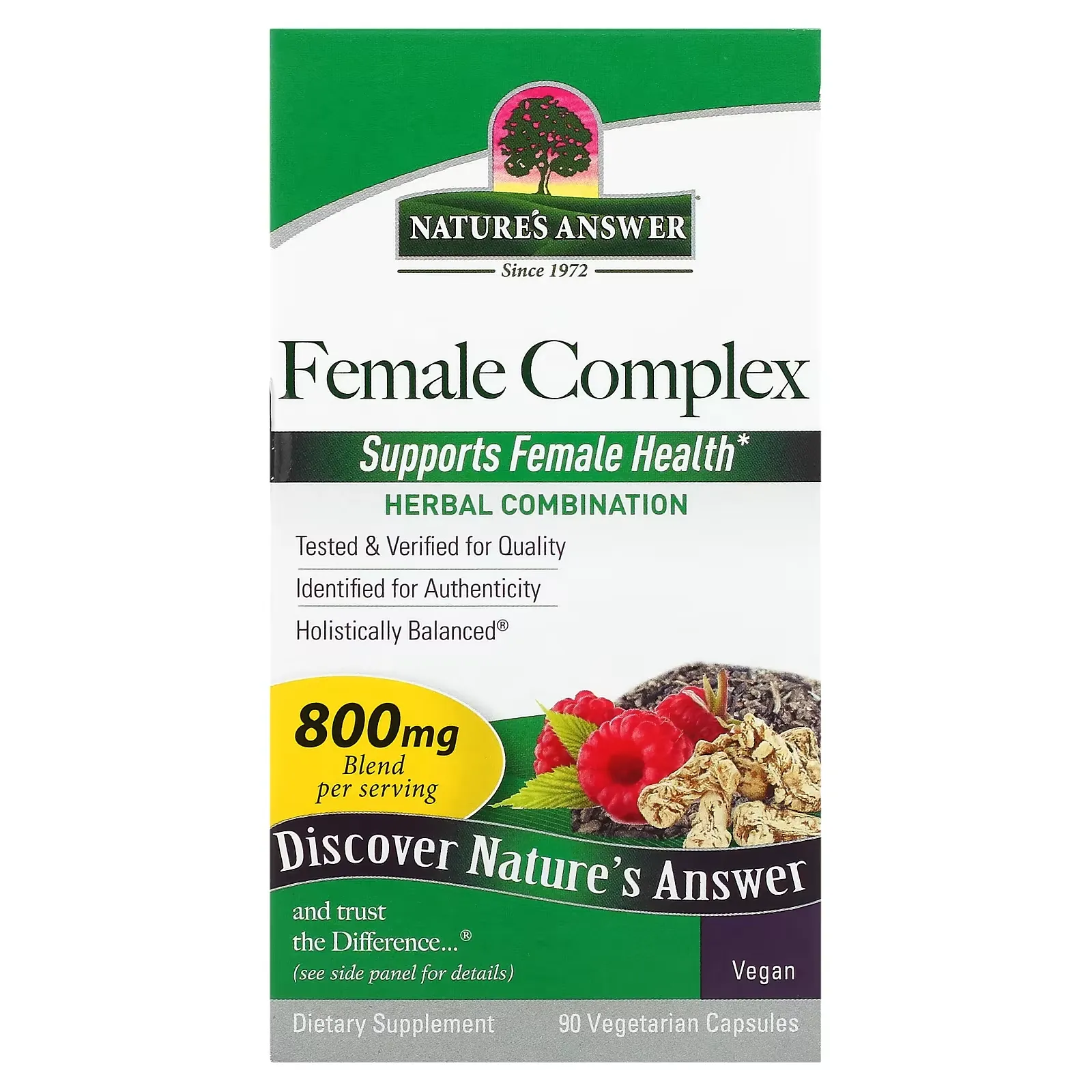 Female Complex, Herbal Combination, 400 mg, 90 Vegetarian Capsules