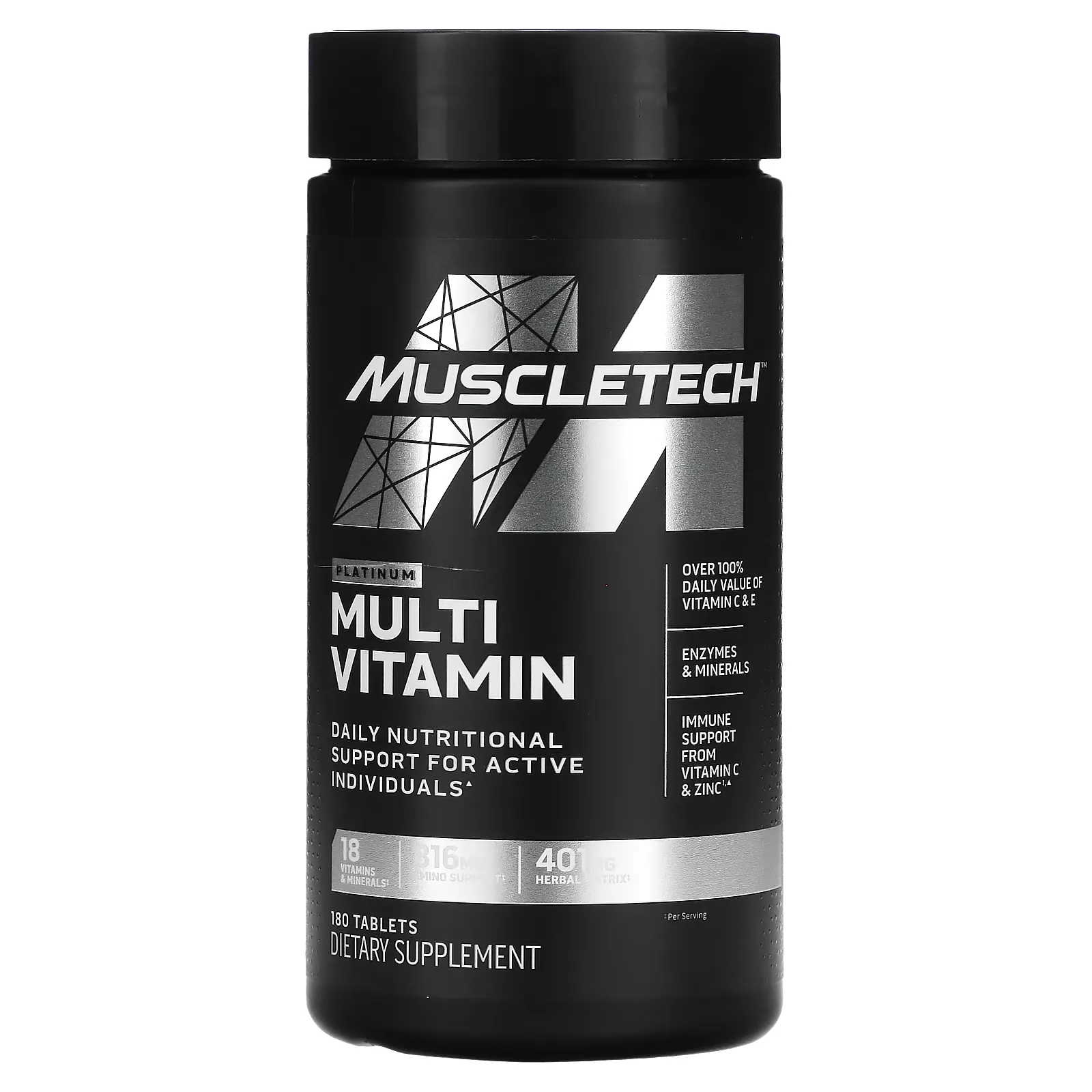 Platinum Multi Vitamin, 180 Tablets