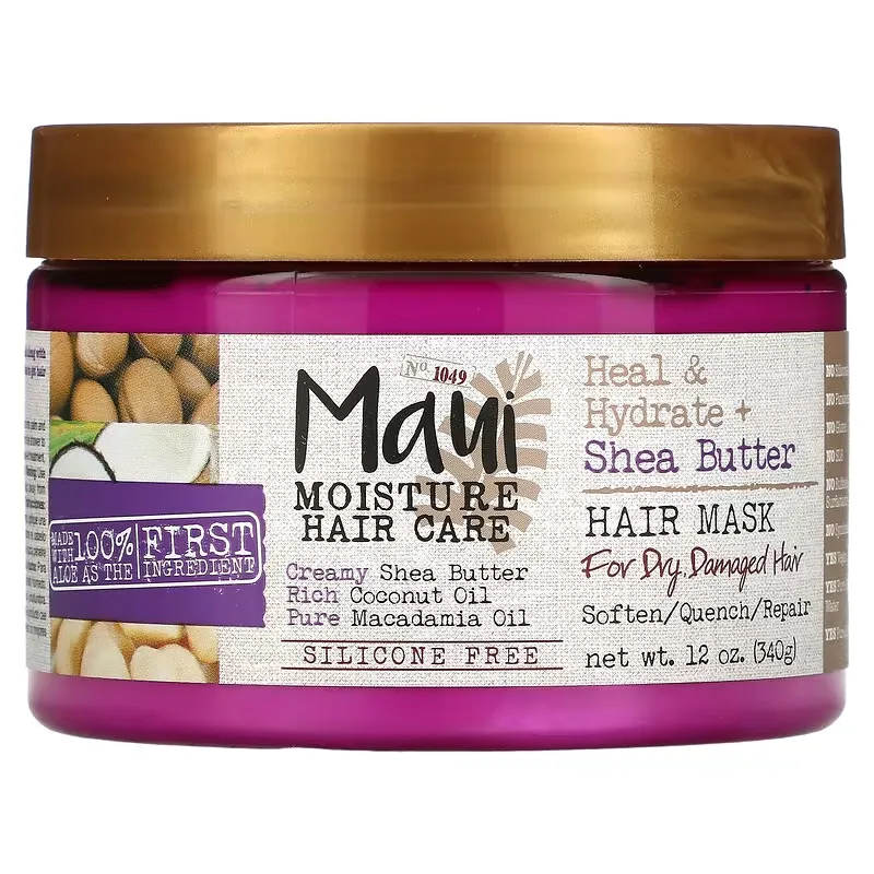 Heal & Hydrate + Shea Butter Hair Mask, 12 oz (340 g)