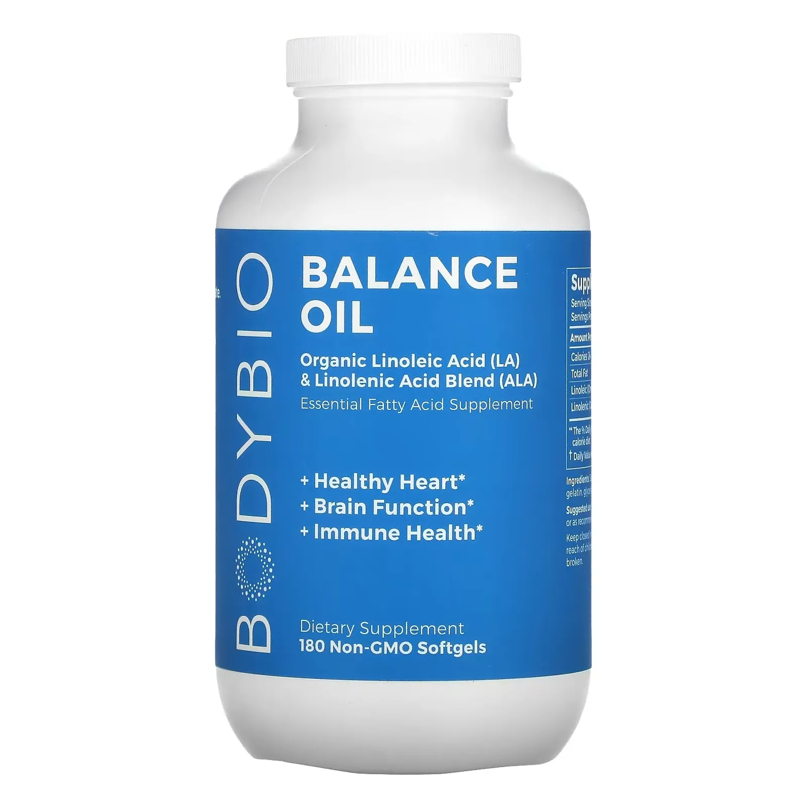 Balance Oil, Linoleic Acid (LA) & Linolenic Acid Blend (ALA), 180 Non-GMO Softgels