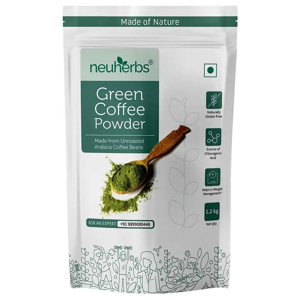 Neuherbs Green Coffee Beans Powder,  1.2 kg  Unflavoured