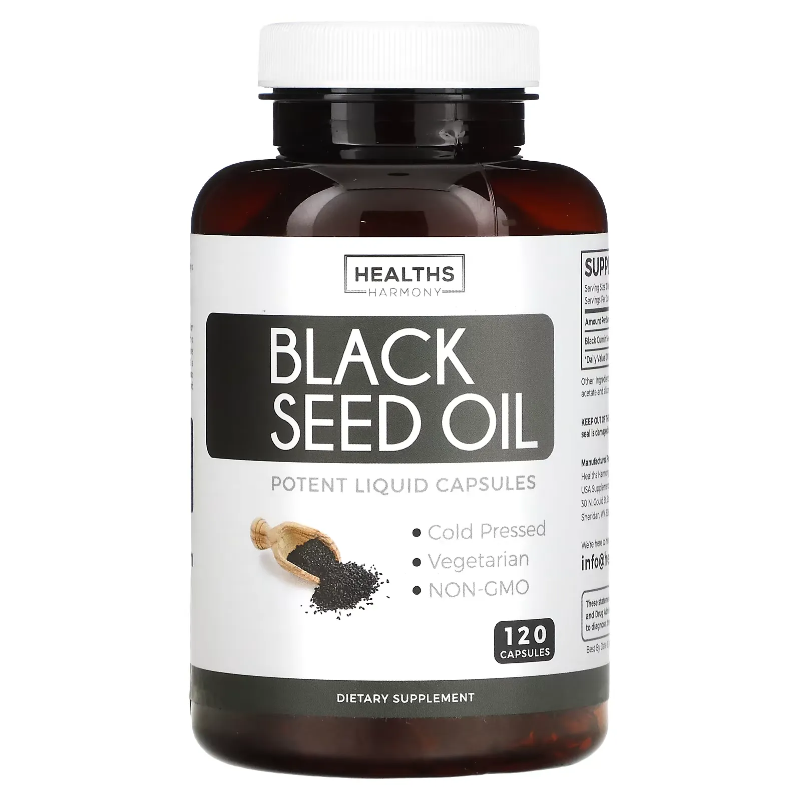 Black Seed Oil, 120 Capsules