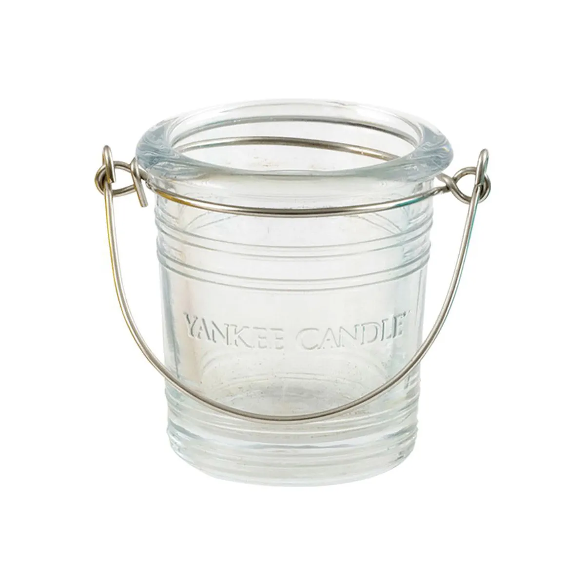 Yankee Candle Clear Bucket Tea Light Votive Holder