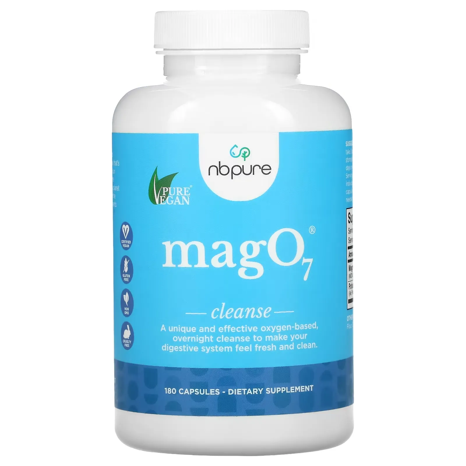 MagO7, Cleanse, 180 Capsules