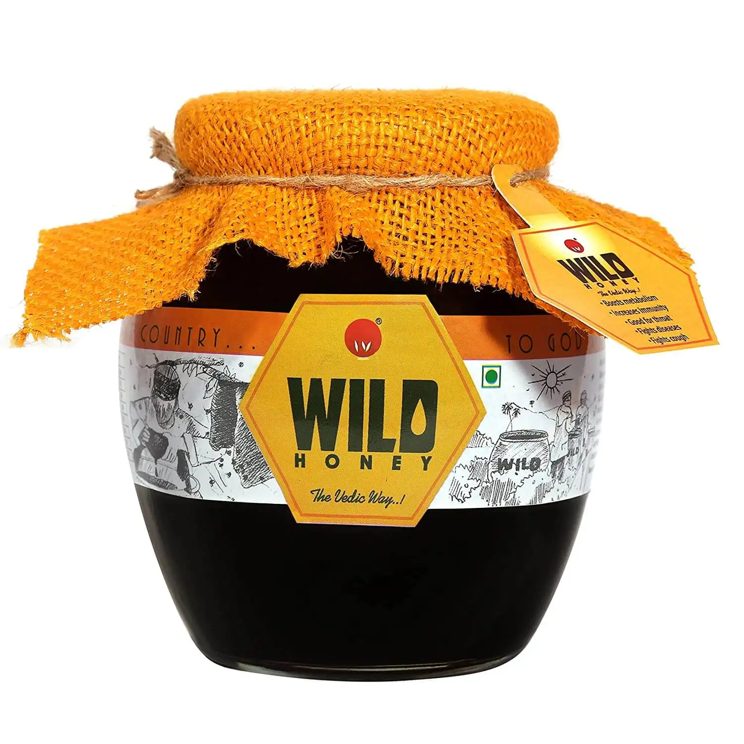 Isha Vasyam Kerala Wild Forest Honey,  450 g  Natural