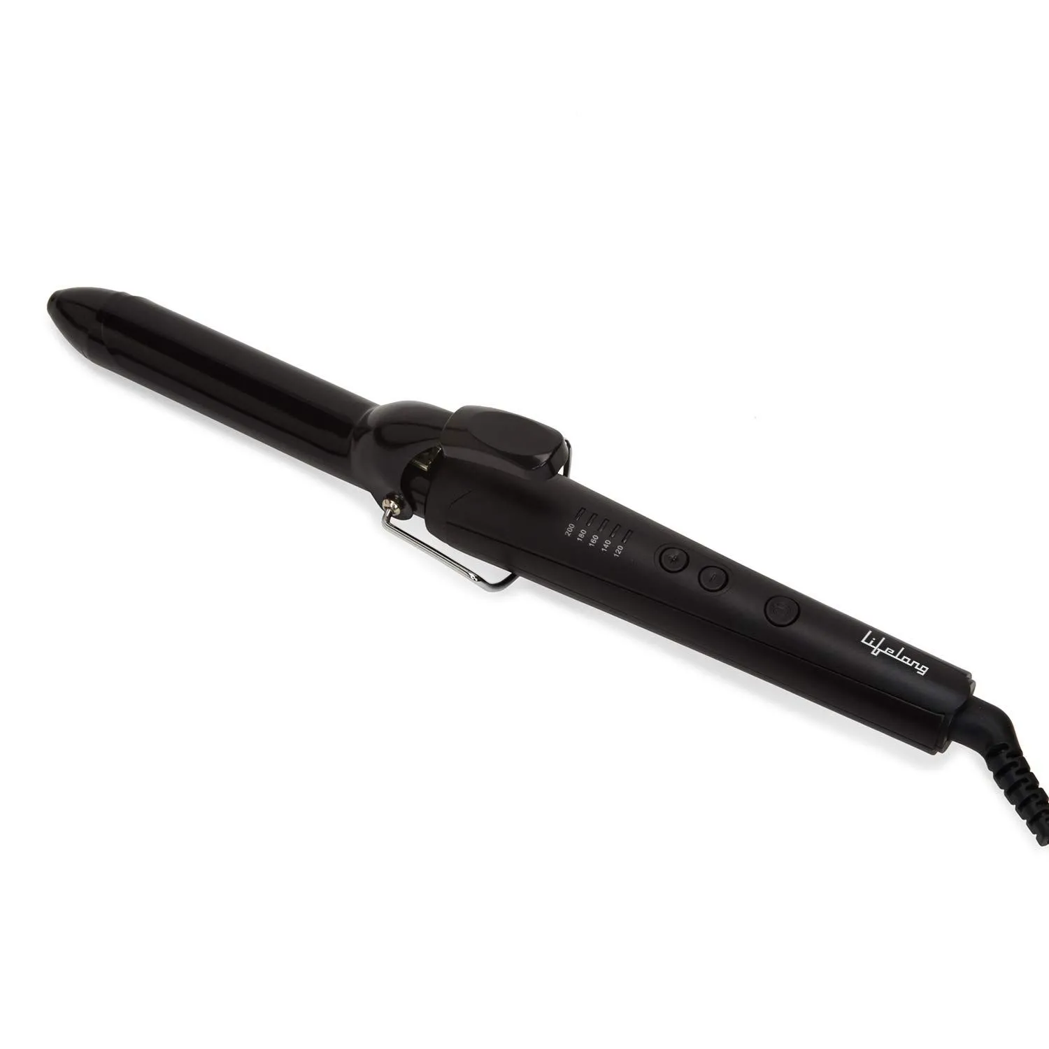 Lifelong Advanced Hair Curler With Temperature Control - Black & Silver (LLPCW16)