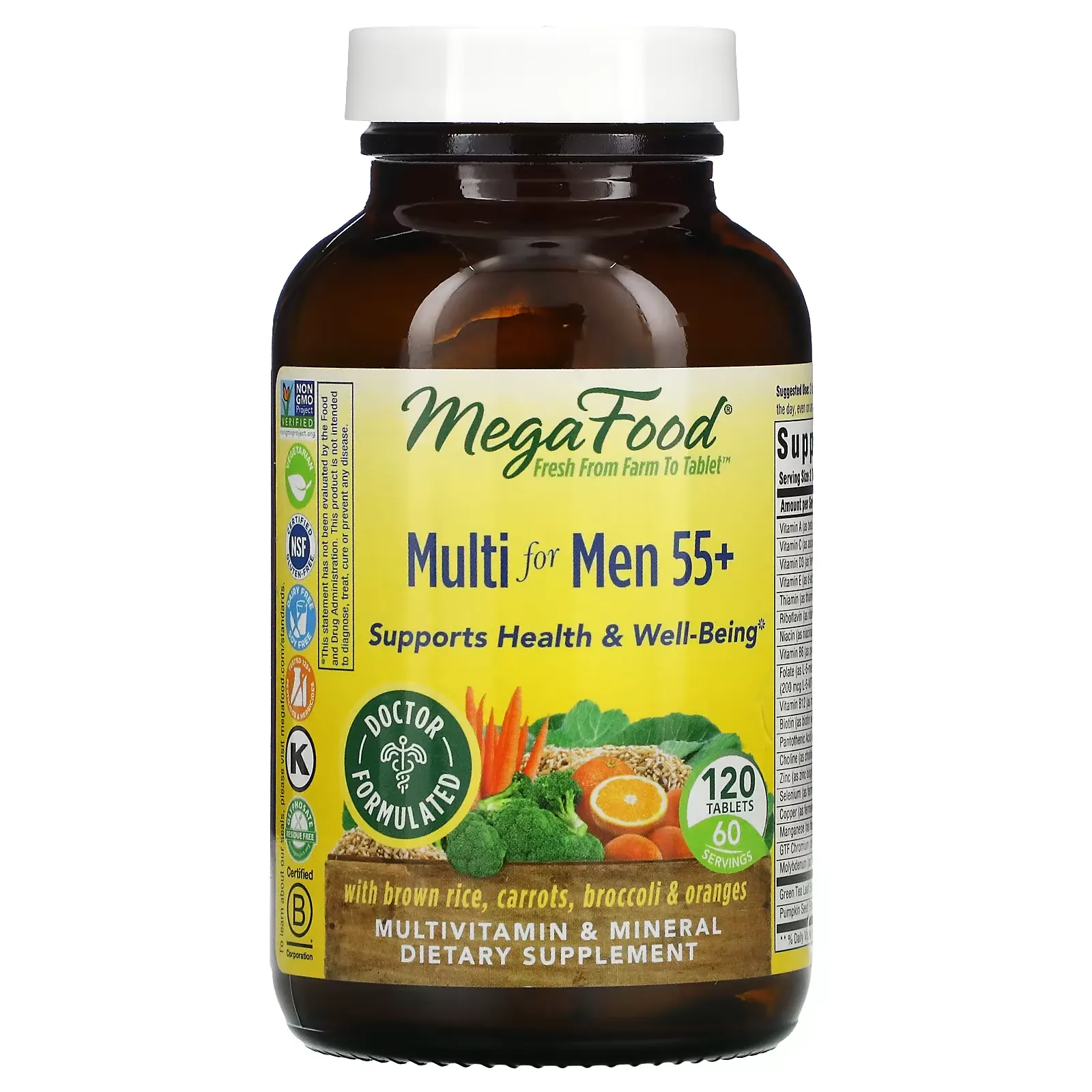 Multi for Men 55+, 120 Tablets