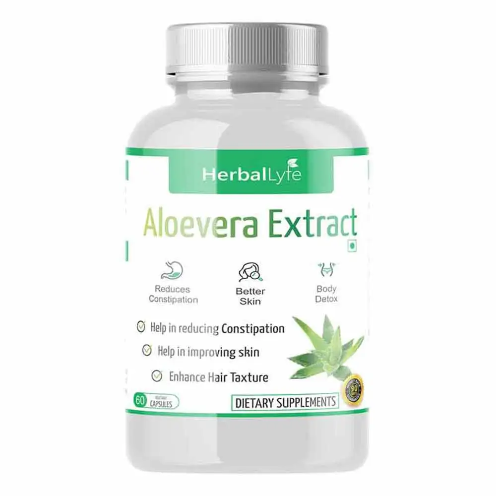 Herballyfe Alovera Extract 800mg,  60 capsules