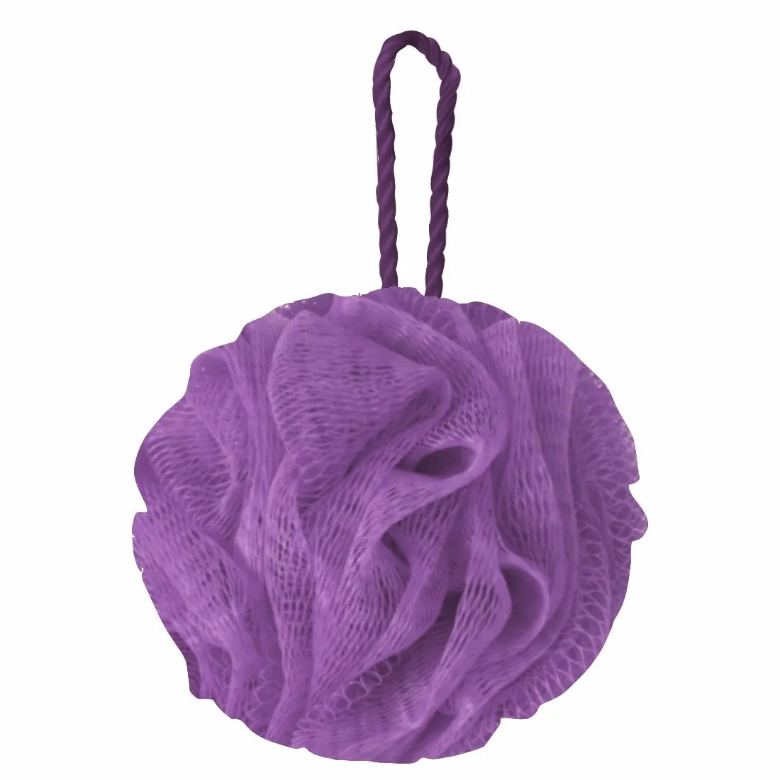 GUBB Luxe Bath Sponge Round Loofah For Women & Men - Lilac