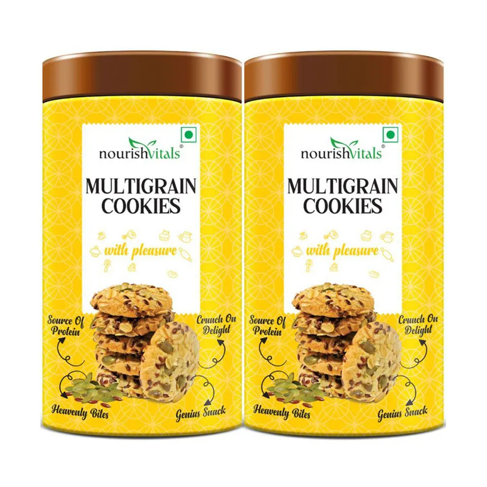 Nourish Vitals Multigrain Cookies - Pack Of 2