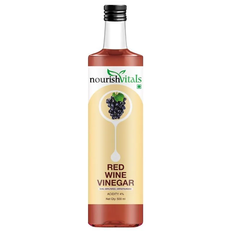 Nourish Vitals Red Wine Vinegar - Raw, Unfiltered & Undiluted