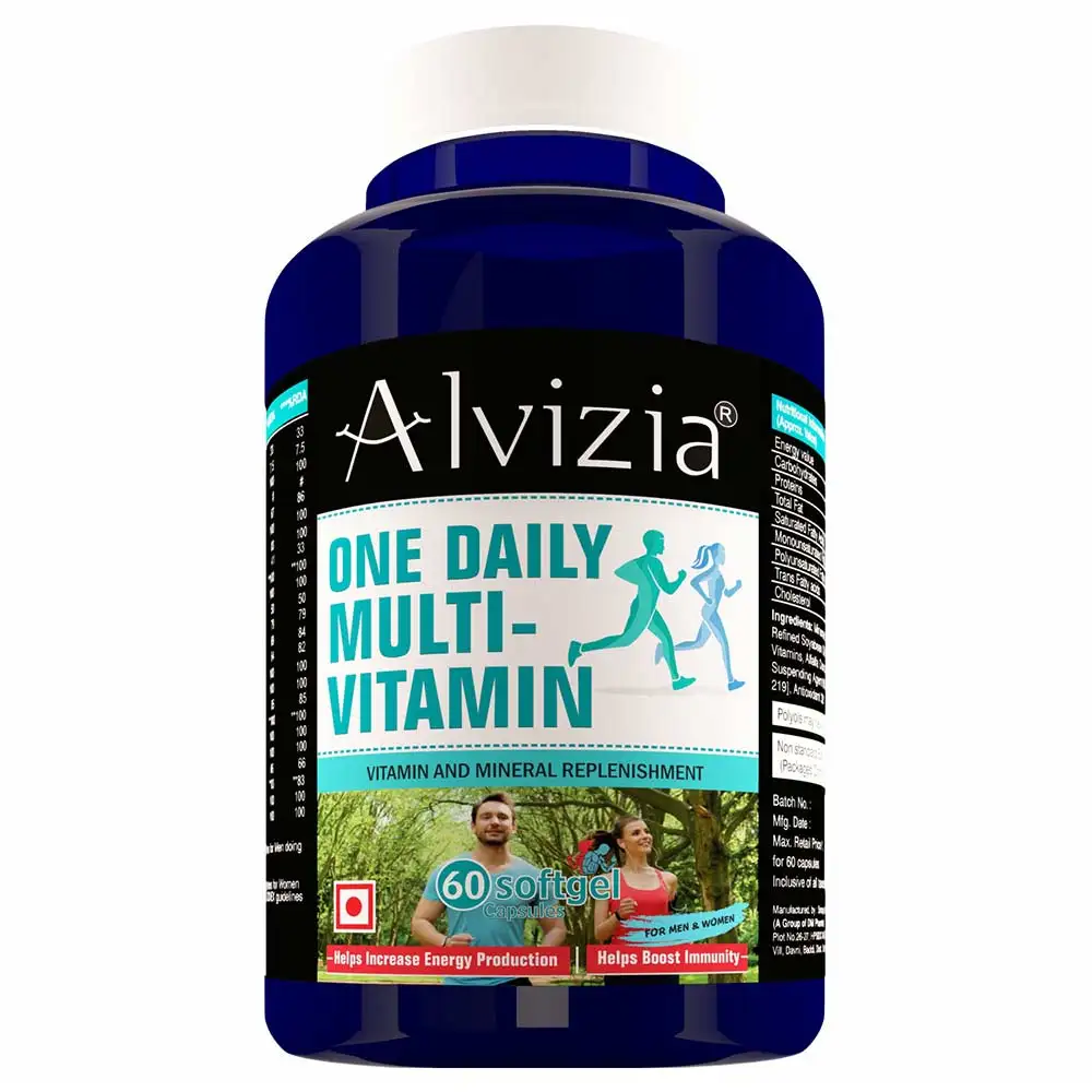 Alvizia One Daily Multivitamin for Men and Women,  60 softgels  Unflavoured