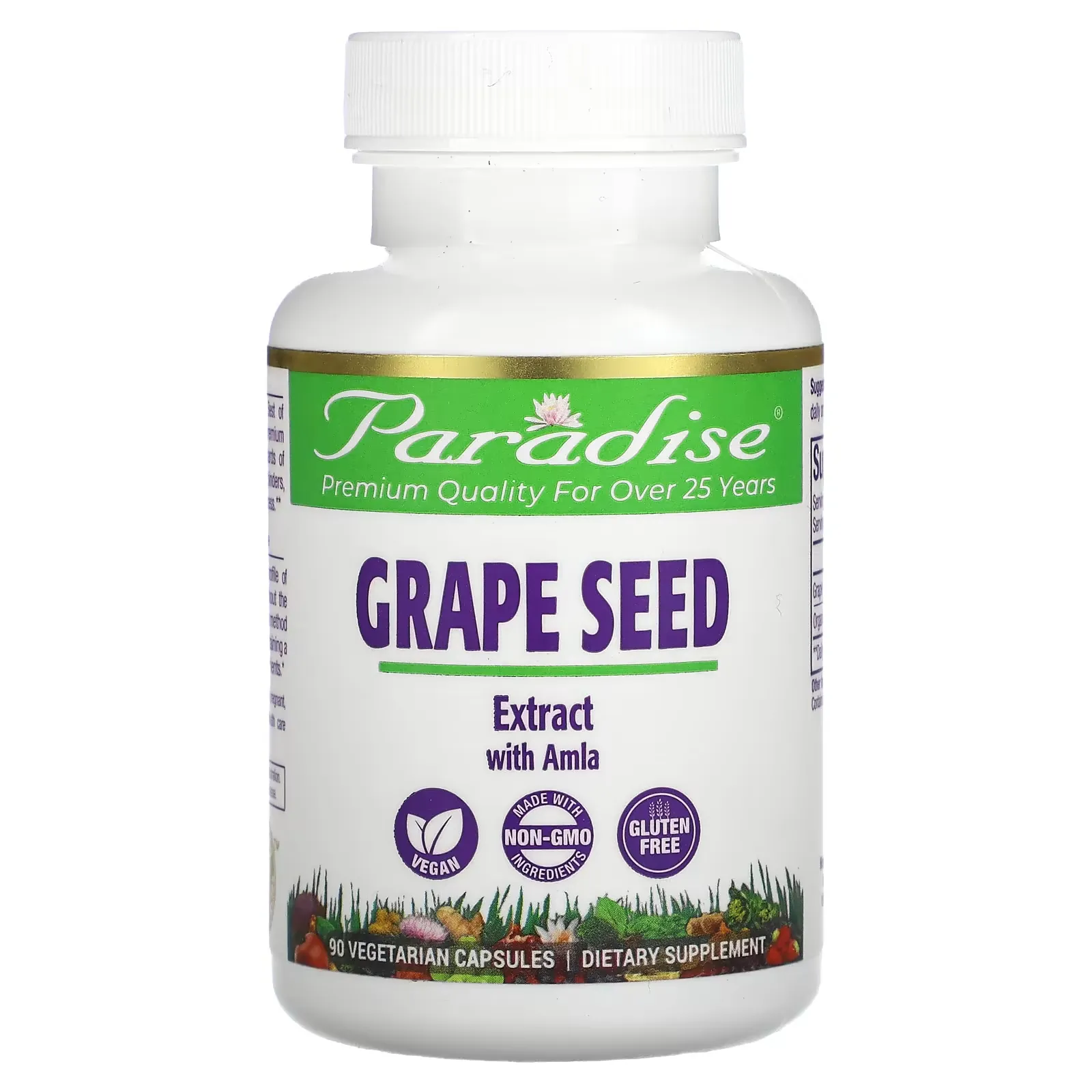 Grape Seed Extract with Amla, 90 Vegetarian Capsules