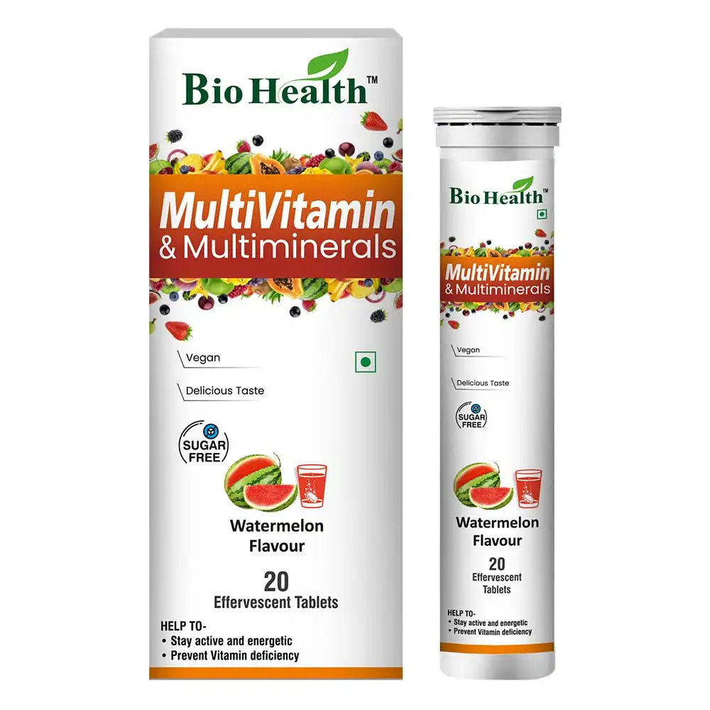 Bio Health Multivitamin + Multiminerals,  20 tablet(s)  Watermelon