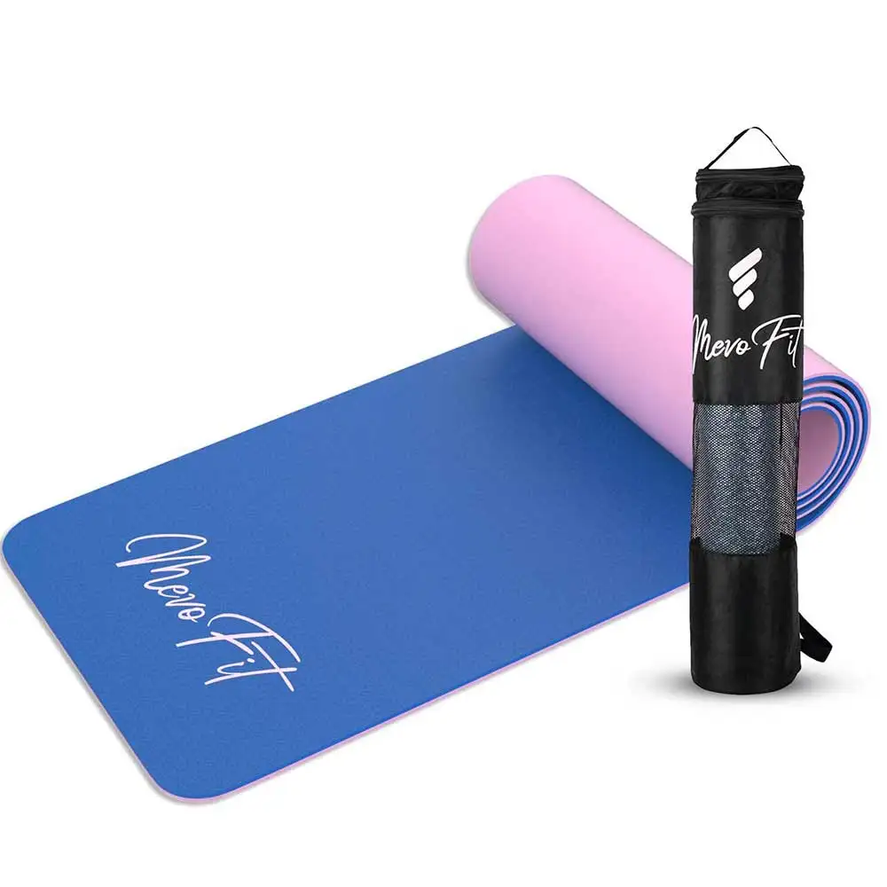 MevoFit All Purpose Yoga Mat,  Pink/Blue  6MM