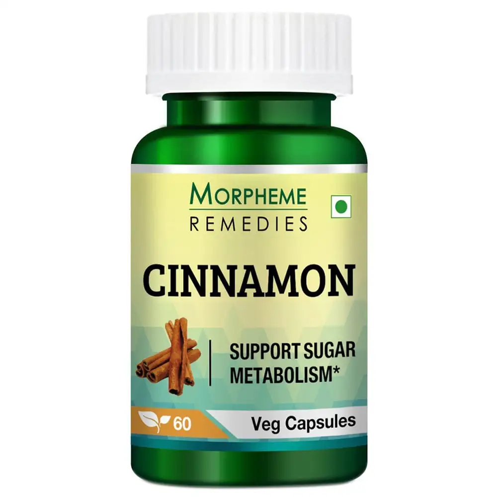 Morpheme Remedies Cinnamon (500 mg),  60 veggie capsule(s)