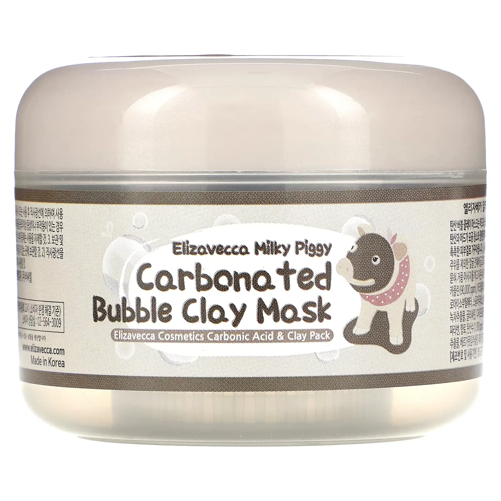 Milky Piggy, Carbonated Bubble Clay Beauty Mask, 3.53 oz (100 g)