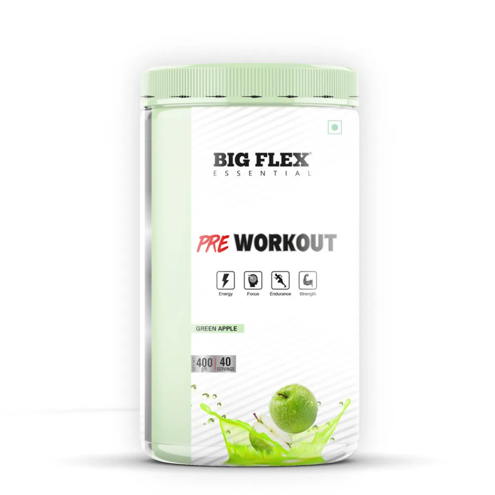 Bigflex Essential Pre - Workout - Green Apple