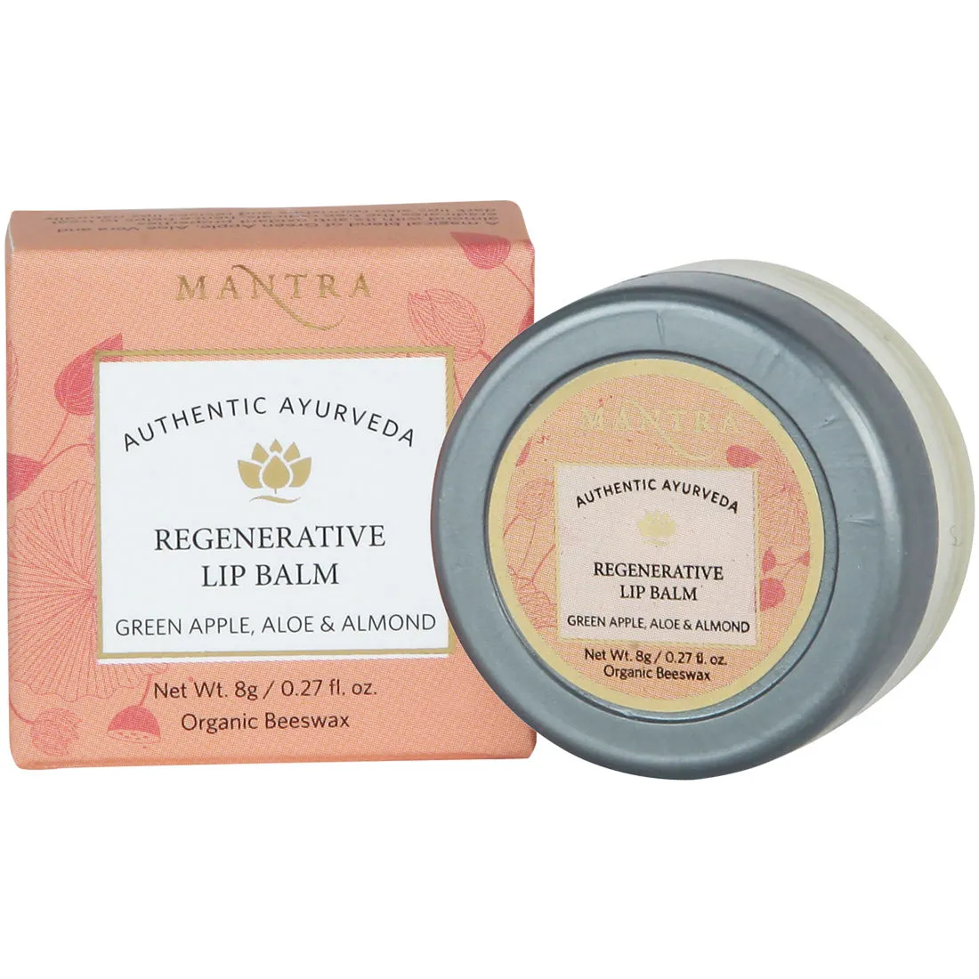 Mantra Herbal Green Apple, Aloe & Almond Regenerative Lip Balm